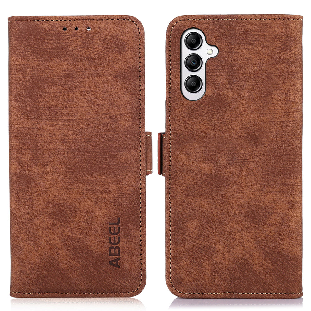 ABEEL For Samsung Galaxy A34 5G Anti-Scratch Retro Texture PU Leather Cover Phone Stand Case Wallet ABEEL For Samsung Galaxy A34 5G Anti-Scratch Retro Texture PU Leather Cover Phone Stand Case Wallet